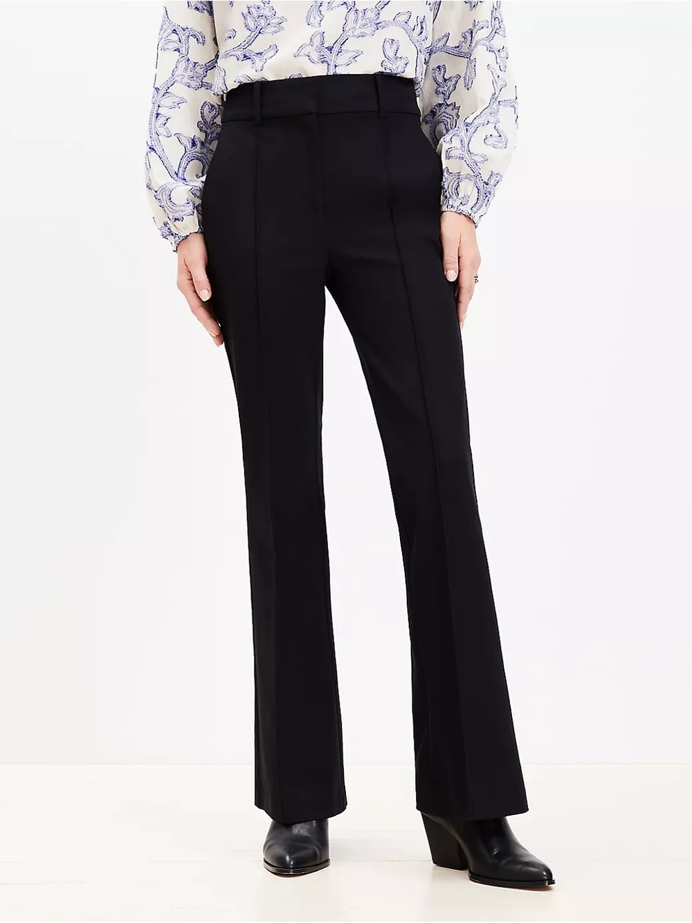 LOFT Sutton flare trousers